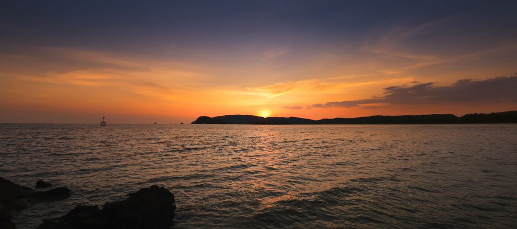Tajlandia, zachód słońca Ao Nang